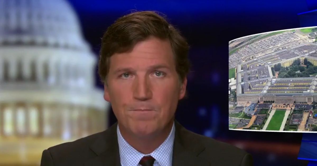 Tucker Carlson reflects on the presence of military members in Washington, D.C., for Joe Biden's inauguration in Carlson's opening commentary on the Monday edition of 'Tucker Carlson Tonight.'