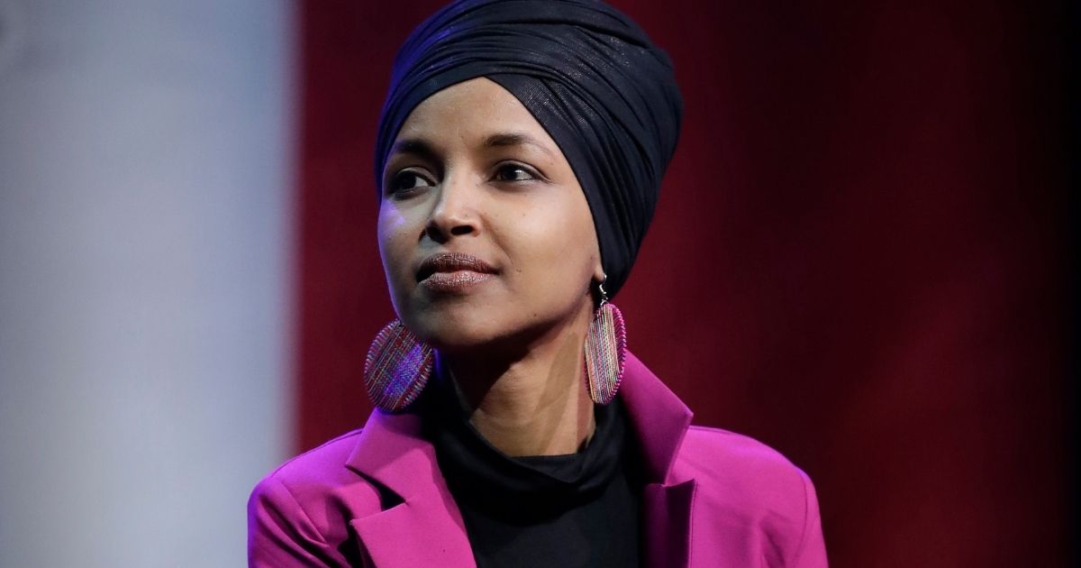 Rep. Ilhan Omar, pictured in a January 2020 file photo, used Wednesday's riot in the Capitol to announce she is filing new articles of impeachment against President Donald Trump.