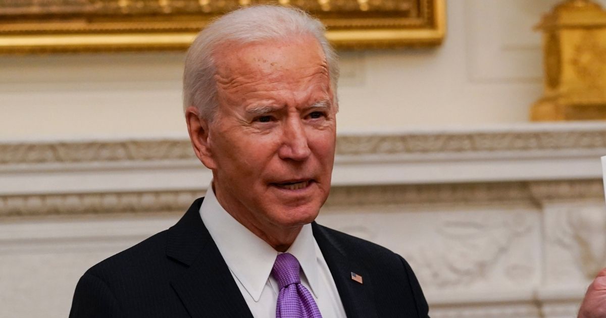 President Joe Biden, pictured in the White House on Thursday.