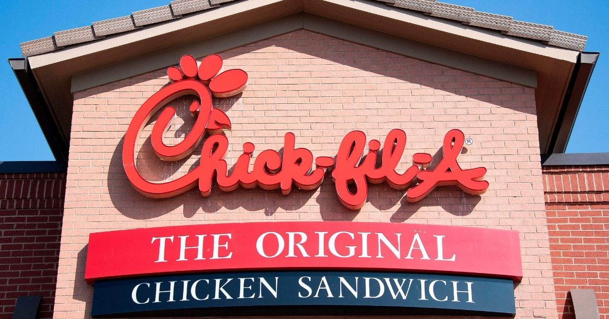 A Chick-fil-A restaurant is pictured in Middletown, Delaware, in 2019. There are over 2,600 Chick-fil-A locations nationwide, but Montana currently has just one.