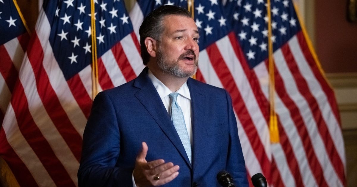 Sen. Ted Cruz speaks during a news conference on Capitol Hill on Oct. 26, 2020.