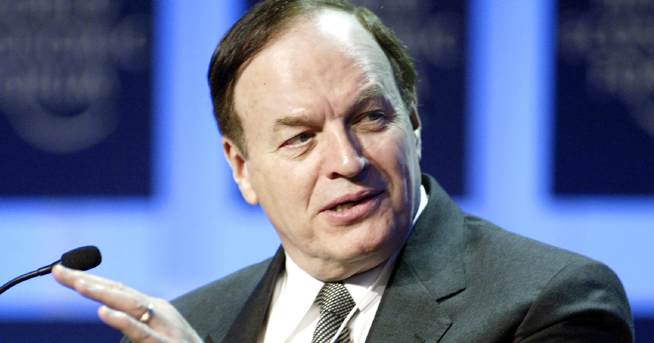 Republican Sen. Richard Shelby of Alabama speaks during the panel "A Reality Check on the US Economy" at the World Economic Forum in Davos, Switzerland, on Jan. 29, 2005.