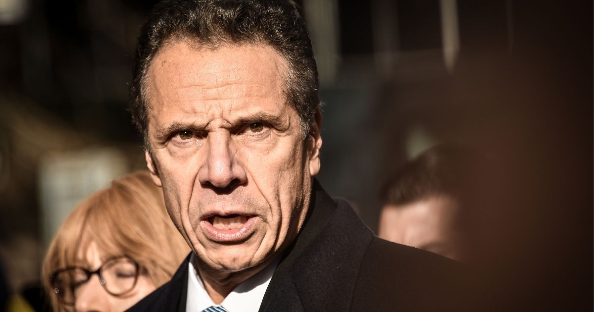 Democratic Gov. Andrew Cuomo of New York is photographed before a speech on Jan. 5, 2020, in New York City.