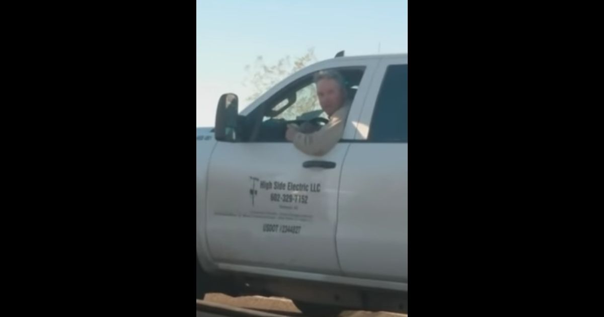 Ryan Bryson was caught on video harassing a family who was getting food to feed their children at a church in Arizona.