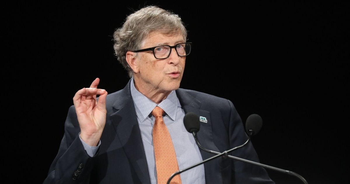Microsoft founder Bill Gates delivers a speech at the conference of Global Fund to Fight HIV, Tuberculosis and Malaria on Oct. 10, 2019, in Lyon, France.