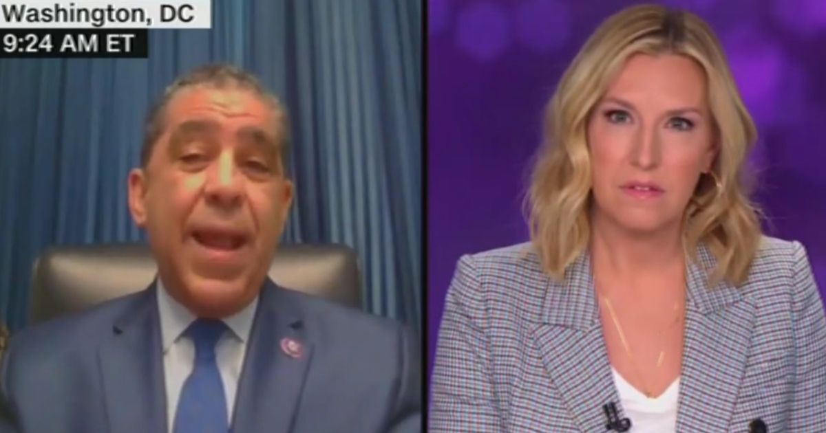 Democrat Rep. Adriano Espaillat of New York, left, appeared on CNN on Thursday to talk about the contents of the coronavirus relief bill with anchor Poppy Harlow.
