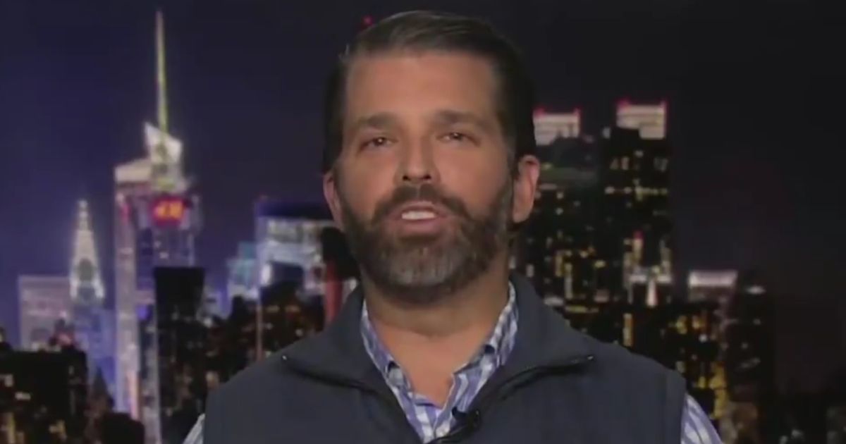 Donald Trump Jr. appears on Fox News' "Hannity" on Tuesday to discuss the Democrats' double standard when it comes to what constitutes an incitement of violence.