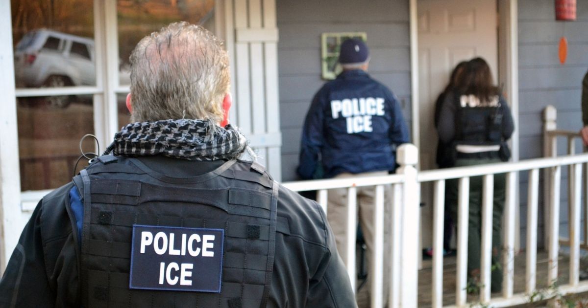 In this handout provided by U.S. Immigration and Customs Enforcement, Foreign nationals were arrested this week during a targeted enforcement operation conducted by U.S. Immigration and Customs Enforcement (ICE) aimed at immigration fugitives, re-entrants and at-large criminal aliens Feb. 9, 2017, in Atlanta.