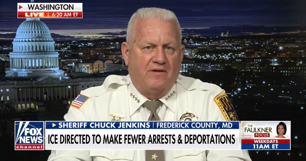 Frederick County, Maryland, Sheriff Chuck Jenkins appears on Fox News' "Fox & Friends."