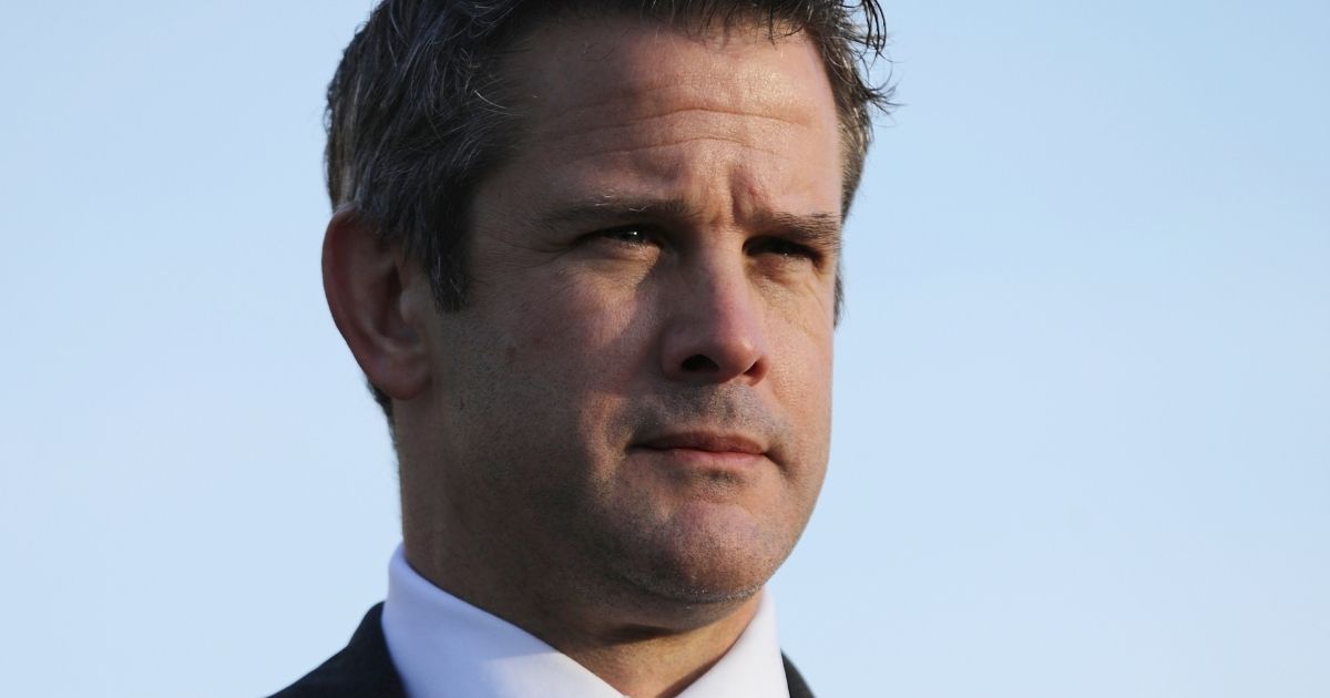Rep. Adam Kinzinger of Illinois joins fellow Republican lawmakers and anti-abortion activists for a news conference outside the U.S. Capitol in Washington on March 13, 2019.