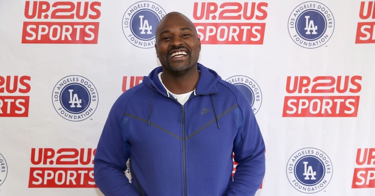 Marcellus Wiley attends Trauma-Sensitive Training for Sports Coaches in LA at Jesse Owens Recreation Center on May 23, 2019, in Los Angeles.