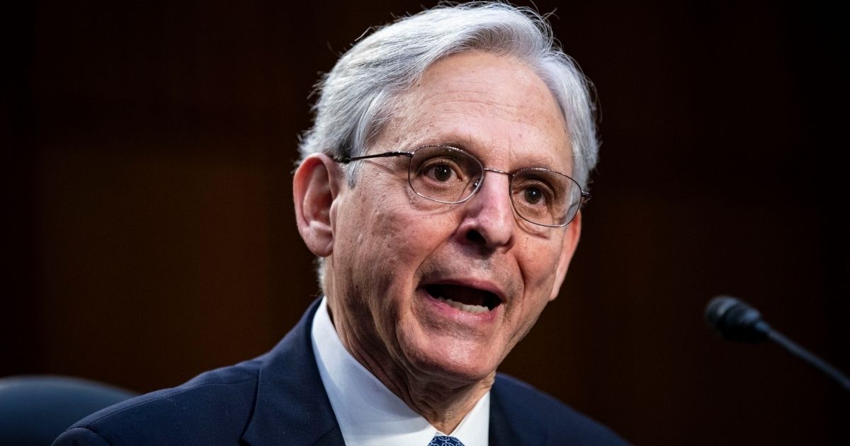 Attorney General nominee Merrick Garland speaks during his confirmation hearing before the Senate Judiciary Committee in the Hart Senate Office Building in Washington on Monday.