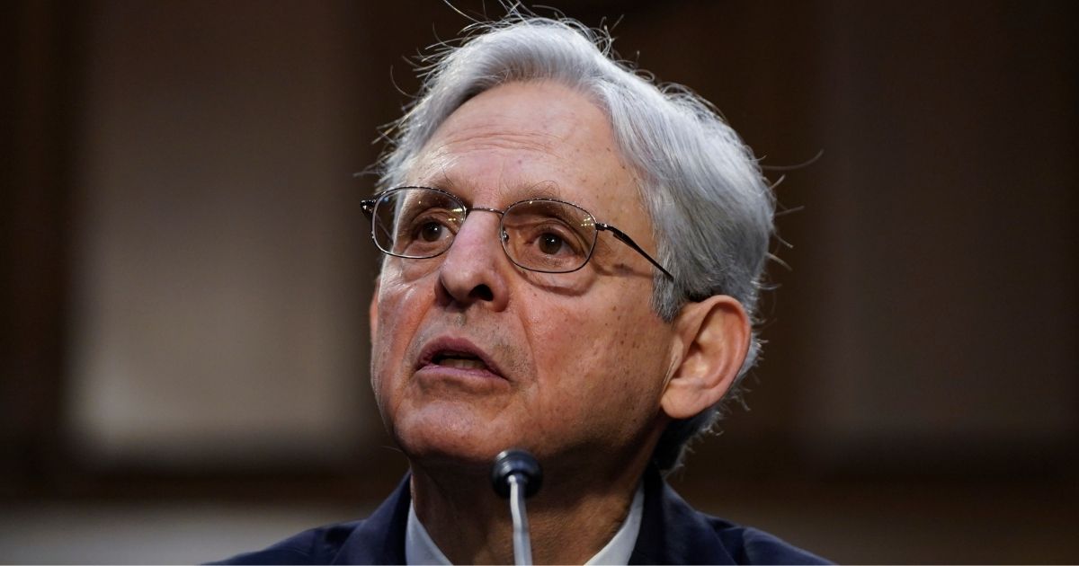Judge Merrick Garland testifies before a Senate Judiciary Committee hearing Monday on his nomination to be U.S. attorney general on Capitol Hill in Washington.
