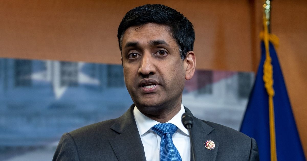 Democratic Rep. Ro Khanna of California speaks during a news conference on Capitol Hill in Washington on April 4, 2019.
