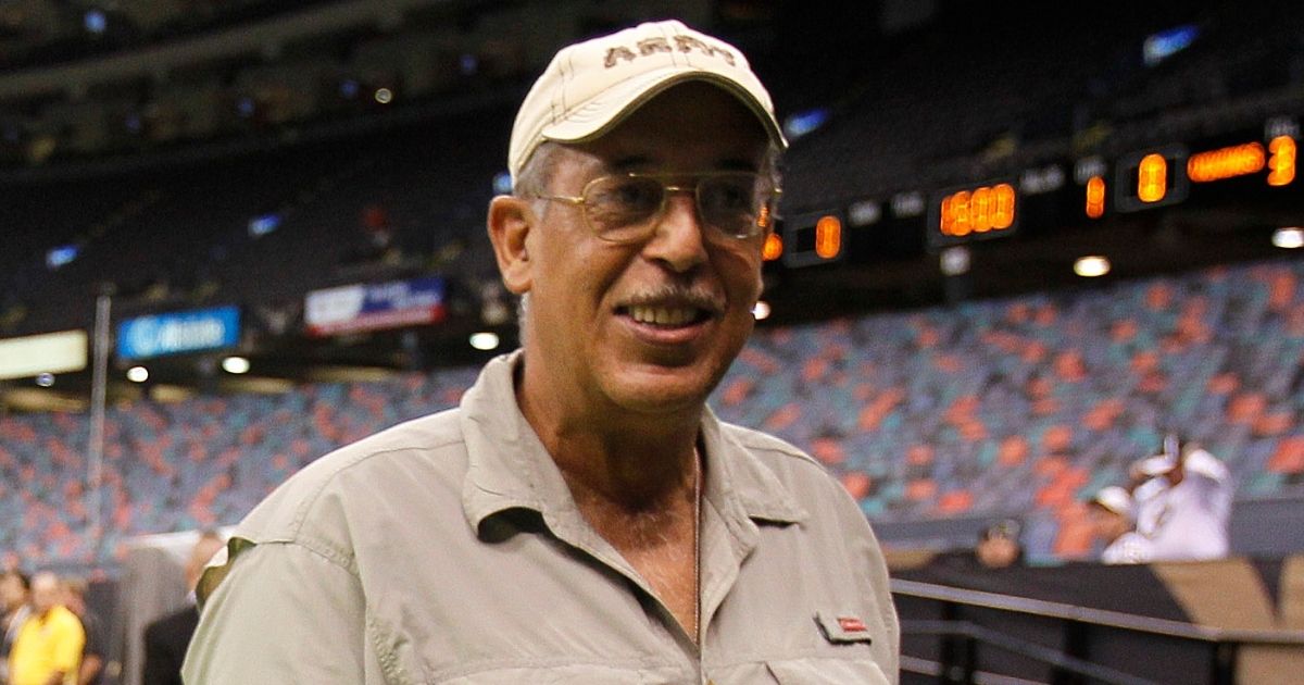 Then-Lt. Gen. Russell Honoré walks on the sideline at the Superdome in New Orleans before a game between Saints and the Minnesota Vikings on Sept. 9, 2010.