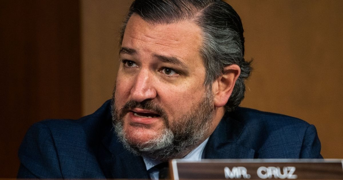 Republican Sen. Ted Cruz of Texas asks a question during a Senate Judiciary Committee hearing Monday on Capitol Hill in Washington.