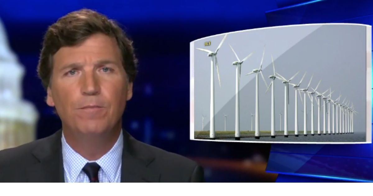 Fox News host Tucker Carlson discussed green energy on his show this week.