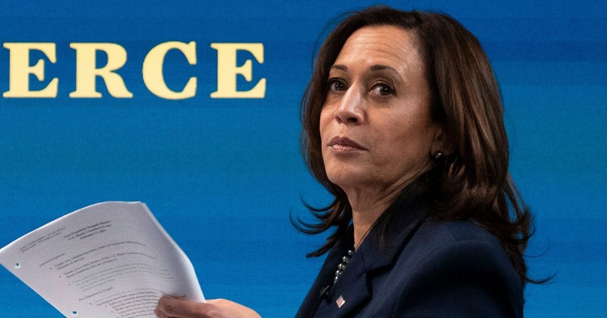 Vice President Kamala Harris, pictured at a Feb. 5 Black Chambers of Commerce event in Washington.