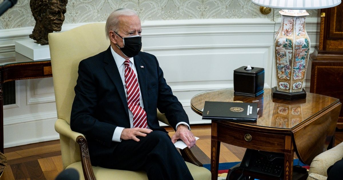 President Joe Biden, pictured in a meeting last week at the White House.