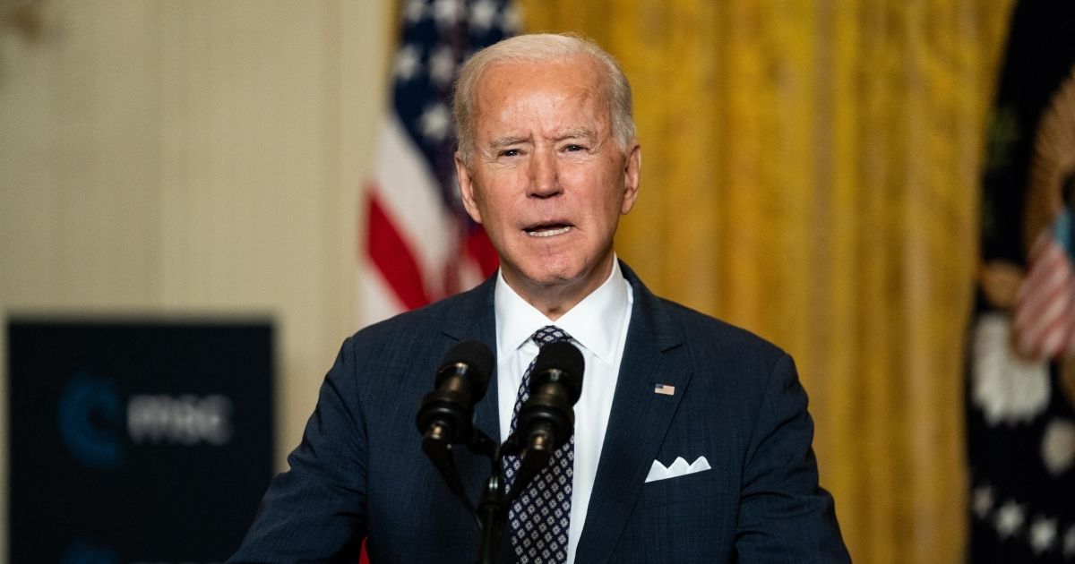 President Joe Biden, pictured in the White House on Friday. 