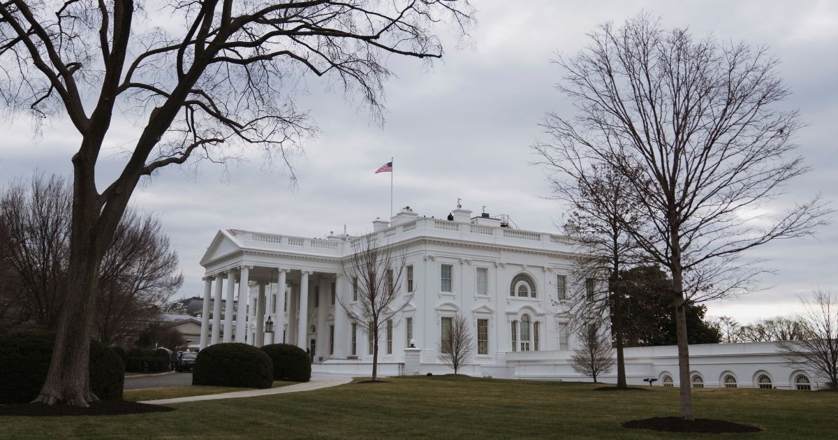 The White House in Washington is seen Jan. 19.