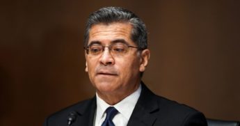 Xavier Becerra, nominee for Secretary of Health and Human Services, answers questions during his confirmation hearing before the Senate Finance Committee on Capitol Hill on Wednesday in Washington, D.C.