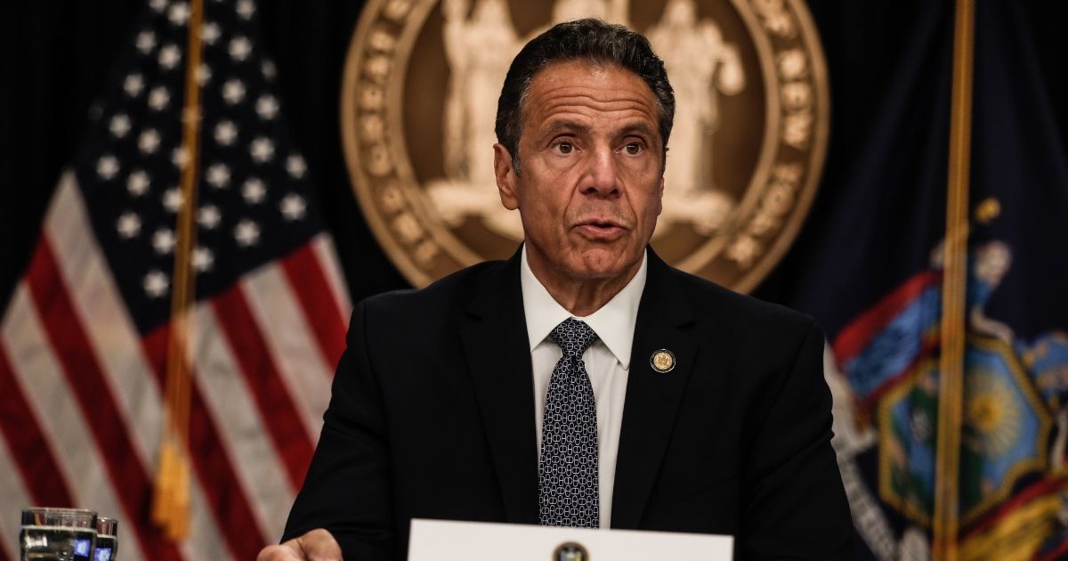 New York Gov. Andrew Cuomo speaks at a news conference on July 1, 2020, in New York City.