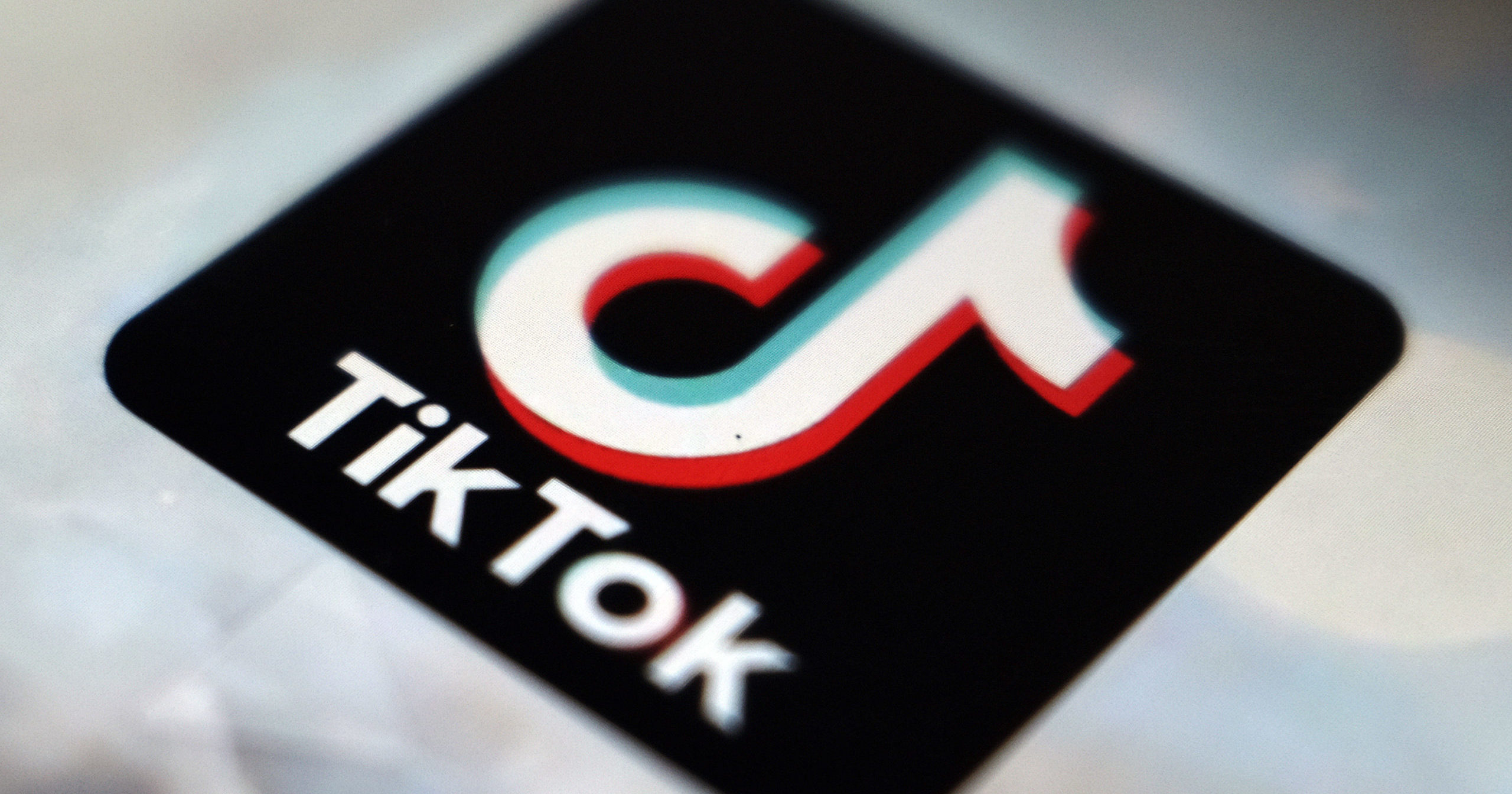 The TikTok app logo is seen in Tokyo on Sept. 28, 2020.