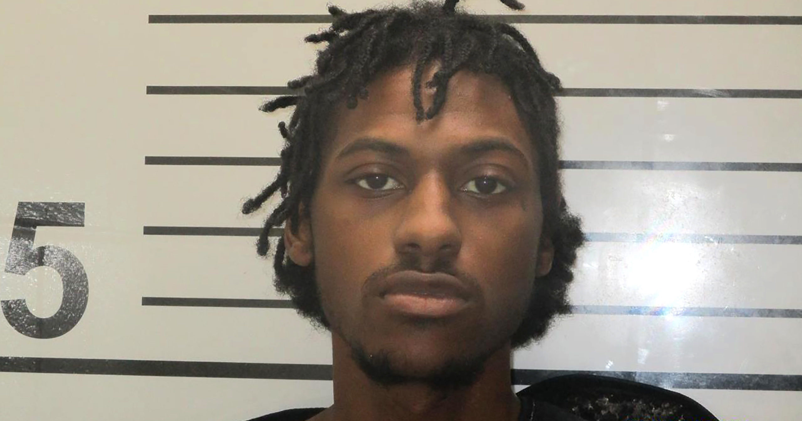 This Feb. 2, 2021, booking photo provided by the Muskogee County, Oklahoma, Sheriff's Office shows Jarron Deajon Pridgeon.