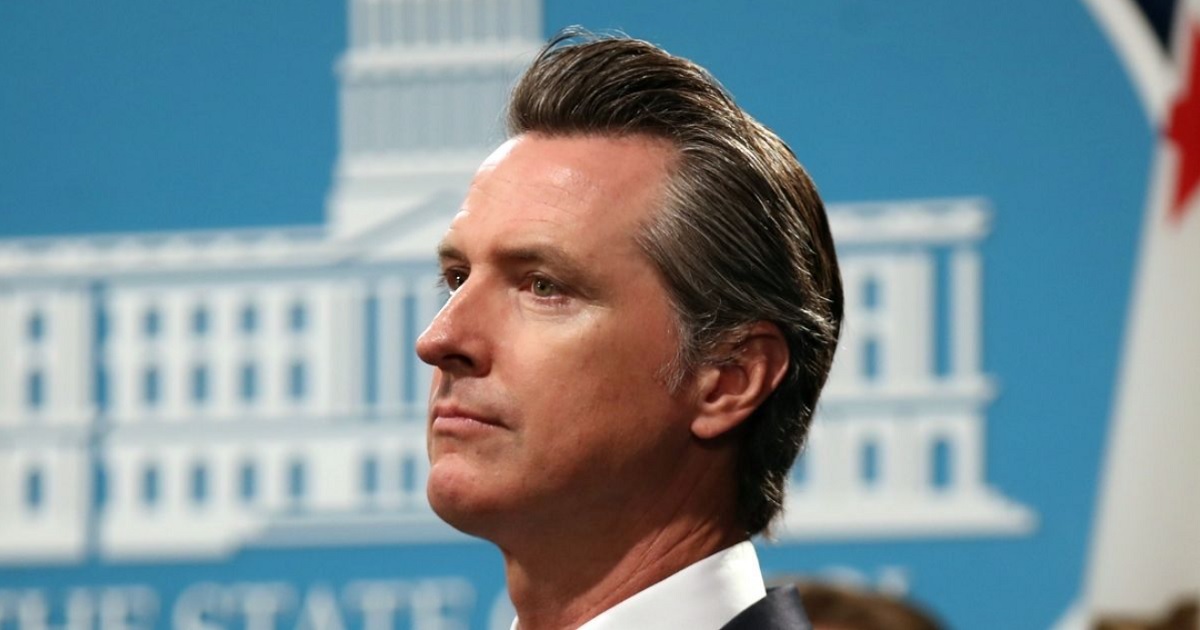 California Gov. Gavin Newsom looks on during a news conference at the California State Capitol on Aug. 16, 2019, in Sacramento, California.