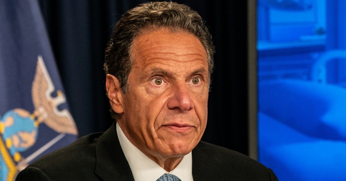 New York Gov. Andrew Cuomo speaks during a briefing in New York City on July 23.