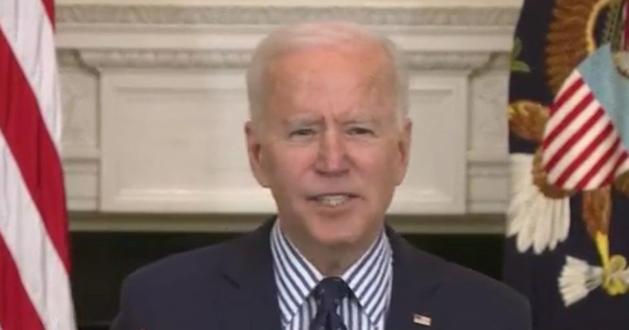 President Joe Biden speaks at the White House about the $1.9 trillion COVID-19 relief bill, which passed in the Senate.