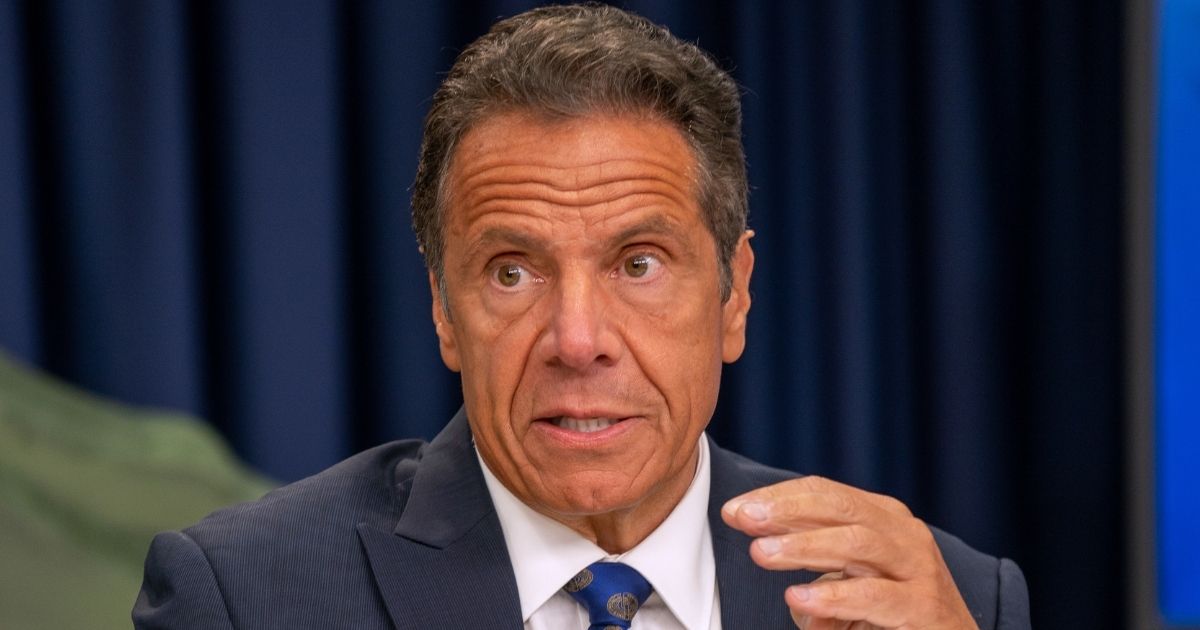 New York Gov. Andrew Cuomo speaks during a COVID-19 briefing in New Yok City on July 6, 2020.