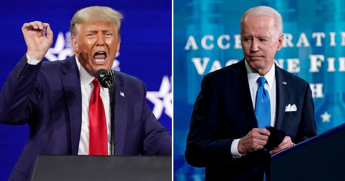 Mark Meadows, the White House chief of staff for former President Donald Trump, left, during Trump's final 10 months in office, nailed President Joe Biden Tuesday over Biden's lack of stamina, focus and energy.