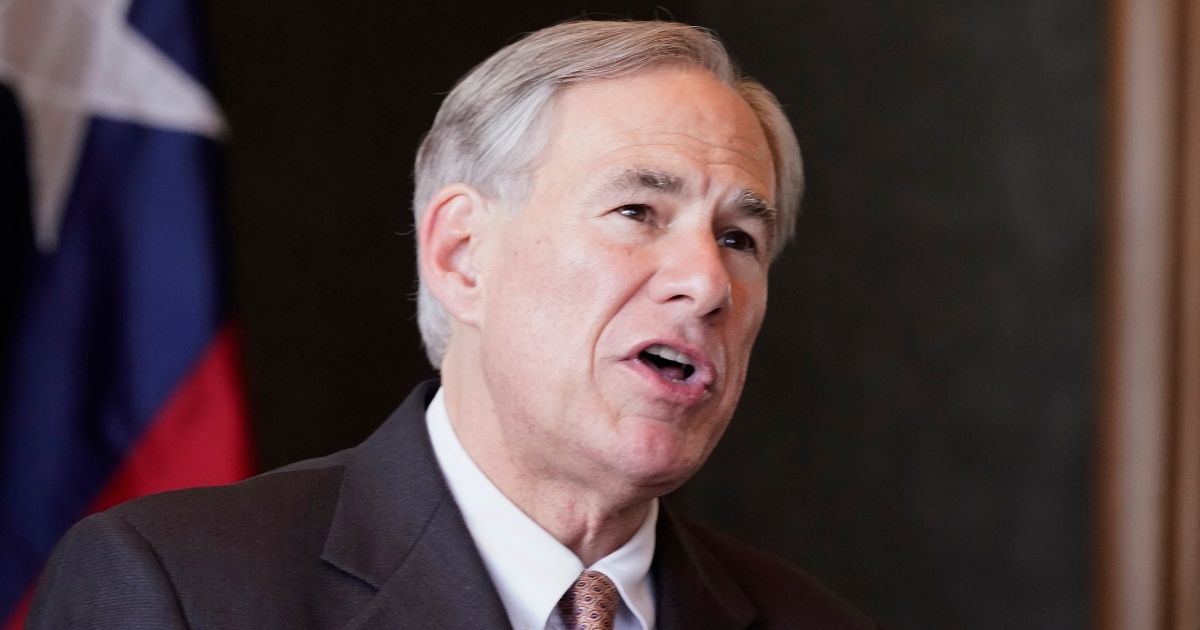 Texas Gov. Greg Abbott speaks about migrant children detentions during a news conference March 17 in Dallas.