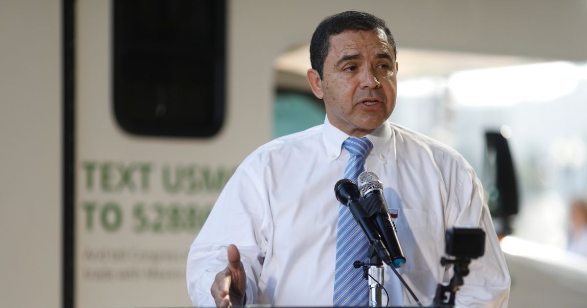 Democratic Rep. Henry Cuellar of Texas delivers remarks during a rally for the passage of the USMCA trade agreement, on Sept. 12, 2019, in Washington, D.C.