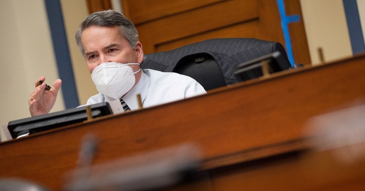 Republican Rep. Jody Hice of Georgia speaks during a House Oversight and Reform Committee hearing on "Legislative Proposals to Put the Postal Service on Sustainable Financial Footing" on Capitol Hill, Feb. 24 in Washington.