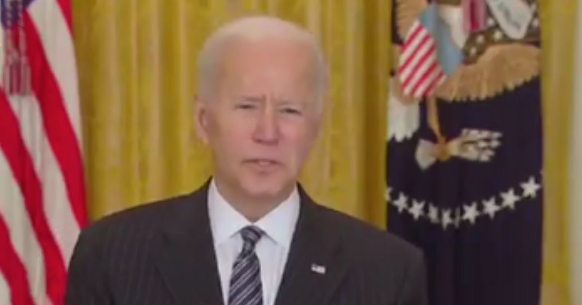 President Joe Biden says "President Harris."