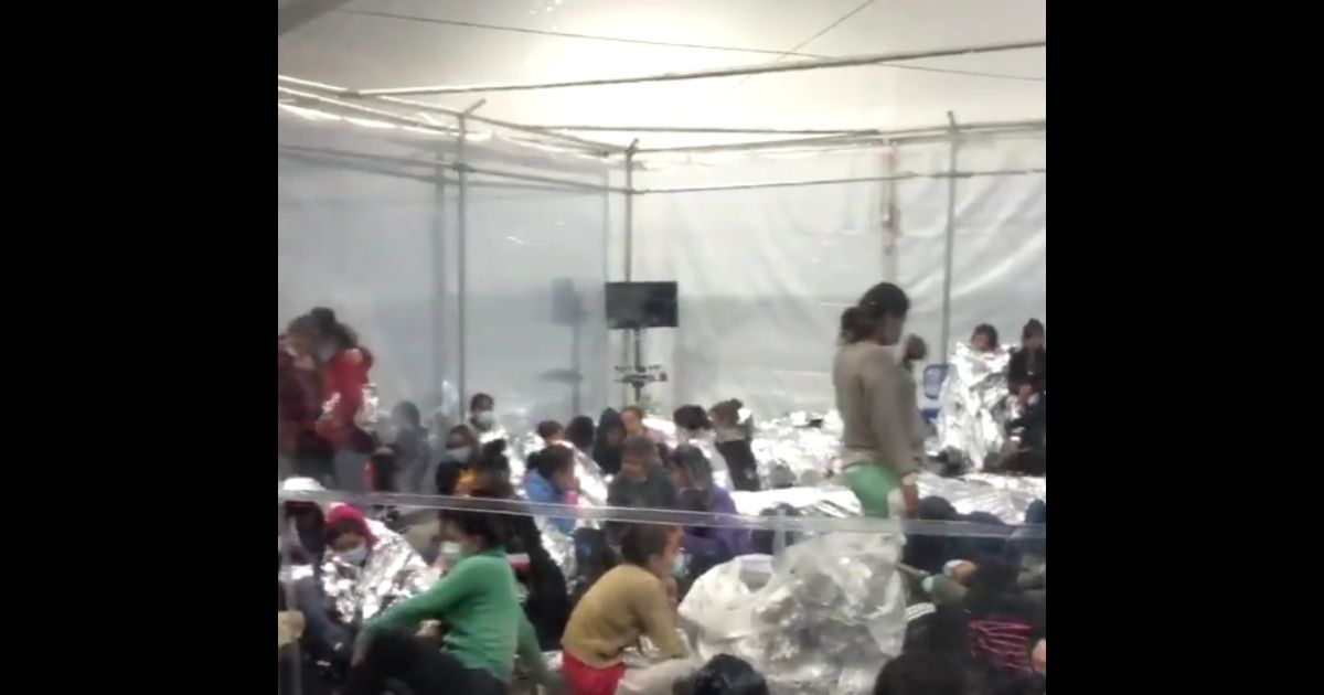 Republican Sen. James Lankford of Oklahoma tweeted a video of the Donna, Texas, facility designed to hold families and unaccompanied children who have crossed the border illegally.