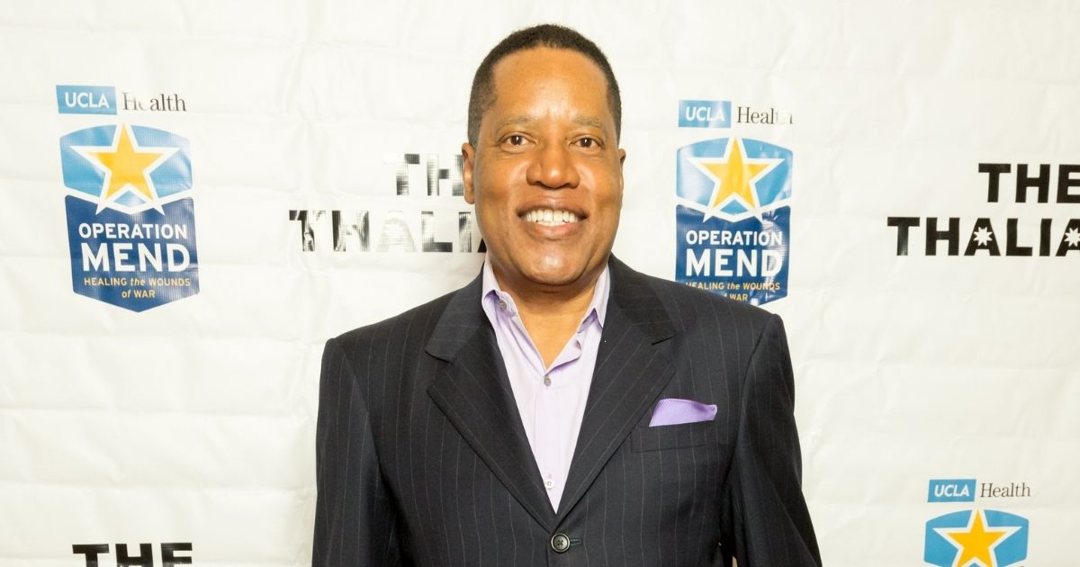 Conservative radio host Larry Elder arrives for The Thalians Presidents Club's "Holiday Brunch Spectacular" at Montage Beverly Hills on Dec. 4, 2016, in Beverly Hills, California.