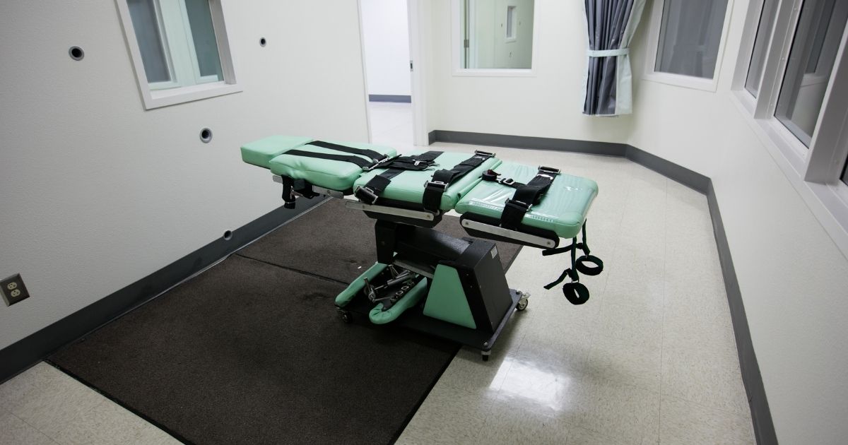 In this handout photo provided by the California Department of Corrections and Rehabilitation, San Quentin's lethal injection facility is shown before being dismantled at San Quentin State Prison on March 13, 2019, in San Quentin, California.