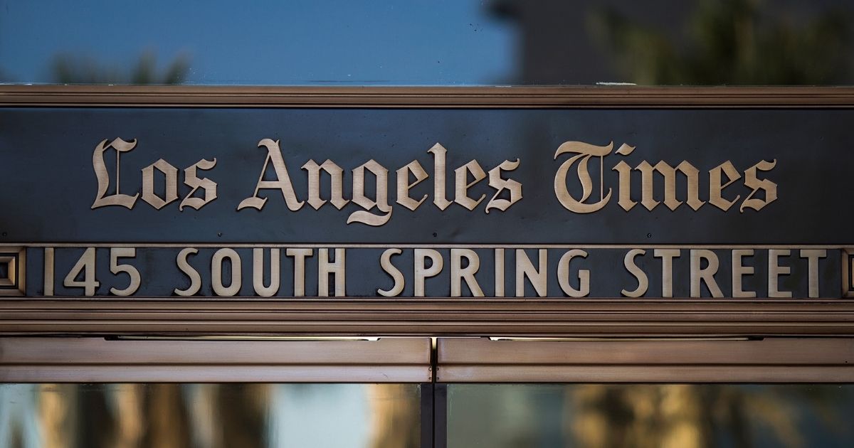 Los Angeles Times sign