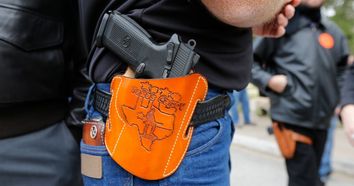 On Jan. 1, 2016, the open carry law took effect in Texas, and Second Amendment supporters held an open-carry rally at the Texas state capitol in Austin, Texas.