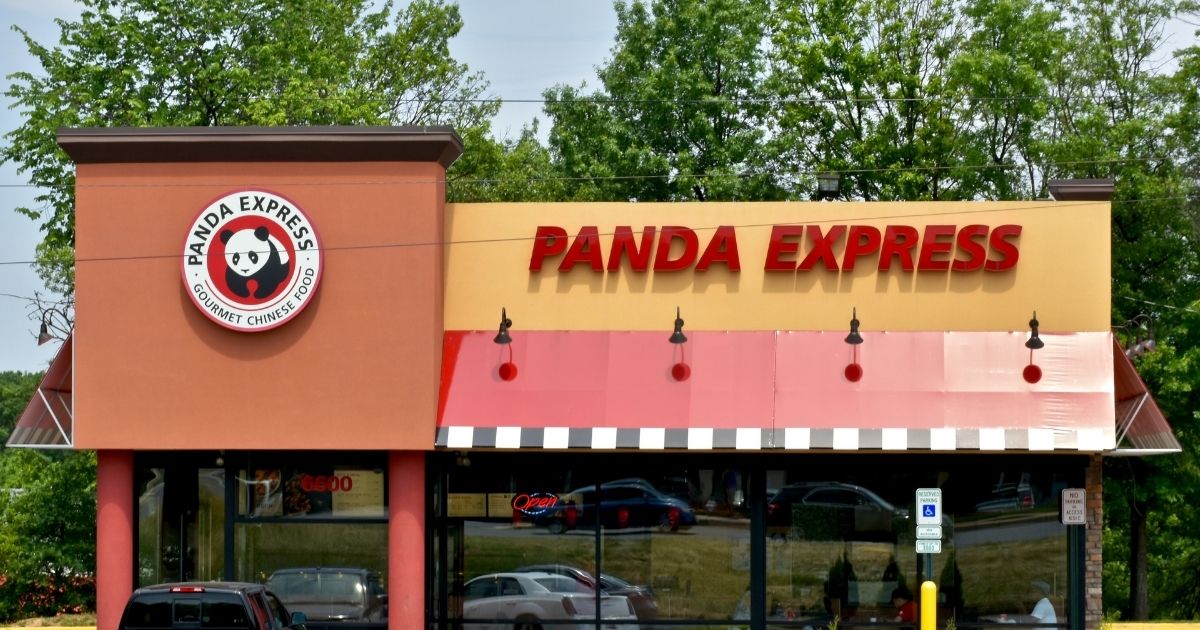 A Panda Express restaurant in Maryland is pictured above.