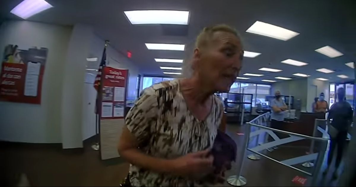 Terry White, 65, refused to wear a mask inside a Bank of America location in Galveston, Texas.