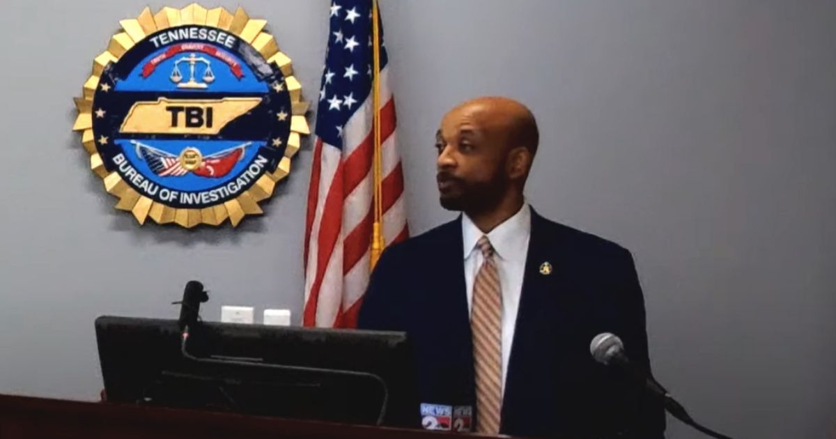 Tyreece Miller, U.S. marshal for the Western District of Tennessee, speaks during a news conference about "Operation Volunteer Strong."