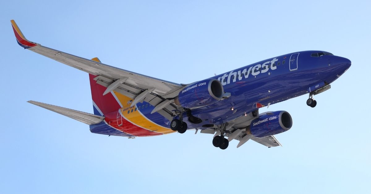 A Southwest Airlines jet prepares to land at Midway International Airport in Chicago on Jan. 28, 2021. About six weeks later, while taxiing at Mineta San Jose International Airport in California, an unidentified Southwest pilot made an anti-liberal rant that was recorded.