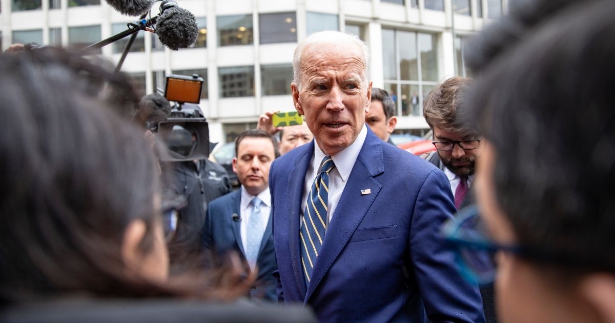 Biden addresses the media