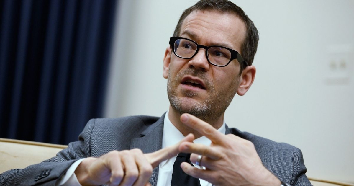Colin Kahl, former US deputy assistant defense secretary for the Middle East, participates in a panel discussion about Iran's nuclear program in the Rayburn House Office Building on Capitol Hill on Feb. 21, 2012, in Washington, D.C.