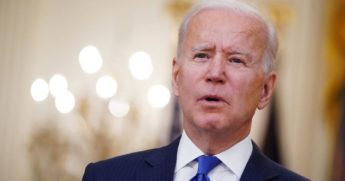 President Joe Biden speaks in the East Room of the White House in Washington, D.C., on March 8, 2021.